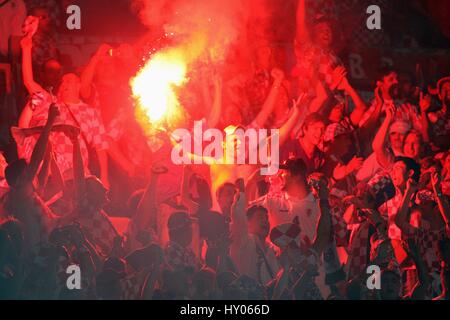 Ventole Croazia CROATIA V TURCHIA EURO 2008 ERNST-HAPPEL STADIUM VIENNA Austria 20 Giugno 2008 Foto Stock