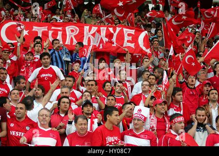 Ventole Turchia Svizzera V TURCHIA ST JAKOB-PARK Basilea Svizzera 11 Giugno 2008 Foto Stock