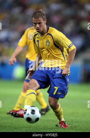 NICLAS ALEXANDERSSON IFK GÖTEBORG EM STADION SALZBURG AUSTRIA 10 Giugno 2008 Foto Stock