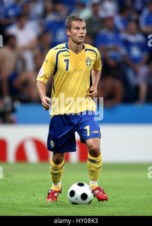 NICLAS ALEXANDERSSON IFK GÖTEBORG EM STADION SALZBURG AUSTRIA 10 Giugno 2008 Foto Stock