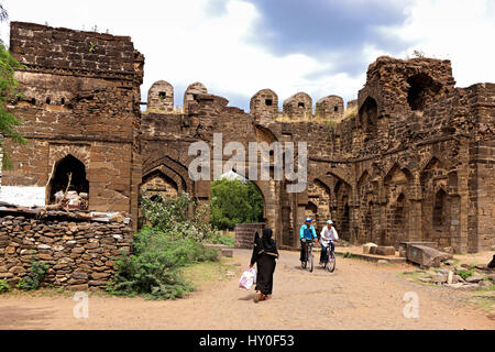 Gulbarga fort, Karnataka, India, Asia Foto Stock