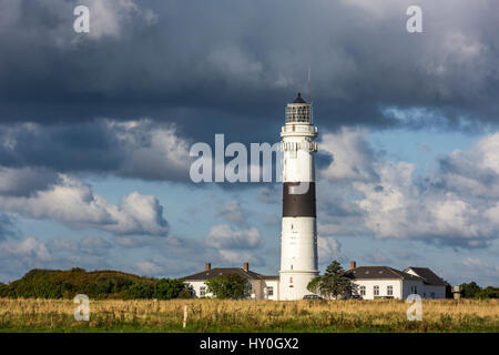 Faro Langer Christian Kampen Sylt, Germania Foto Stock