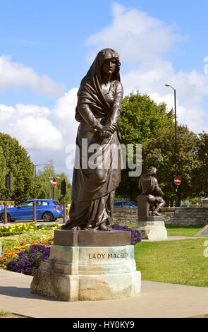 Lady Macbeth statua in Stratford-upon-Avon Foto Stock