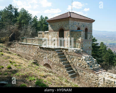 Riserva nazionale architettonica e archeologica 'Pautalia, Velbuzhd, Kyustendil', Acropoli, Bulgaria Foto Stock