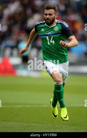 STUART DALLAS IRLANDA DEL NORD PARC DES PRINCES Parigi Francia 21 giugno 2016 Foto Stock