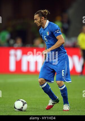 FEDERICO BALZARETTI ITALIA COME ROMA Italia & AS ROMA STADIO OLIMPICO KIEV UCRAINA 24 Giugno 2012 Foto Stock