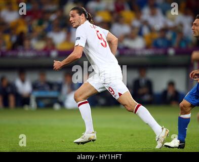 ANDY CARROLL INGHILTERRA West Ham United FC ENGLAND & West Ham United FC STADIO OLIMPICO KIEV UCRAINA 24 Giugno 2012 Foto Stock