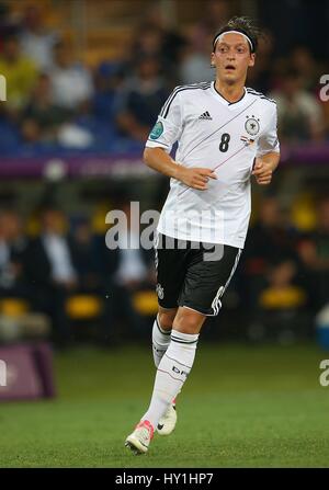 MESUT OZIL GERMANIA REAL MADRID CF GERMANIA & REAL MADRID CF STADIO METALIST KHARKIV UCRAINA 13 Giugno 2012 Foto Stock