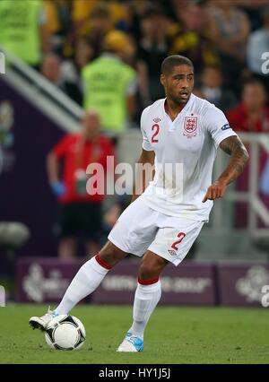 GLEN JOHNSON INGHILTERRA Liverpool FC ENGLAND & Liverpool FC DONBAS ARENA DONETSK UCRAINA 19 Giugno 2012 Foto Stock