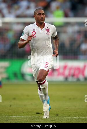 GLEN JOHNSON INGHILTERRA Liverpool FC ENGLAND & Liverpool FC DONBASS ARENA DONETSK UCRAINA 11 Giugno 2012 Foto Stock