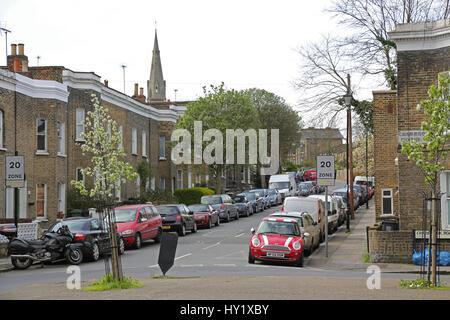 St Johns, una zona residenziale a sud-est di Londra, Regno Unito. Una recente malandato zona vicino a Lewisham, ora stanno diventando popolari nuovamente con i giovani londinesi Foto Stock