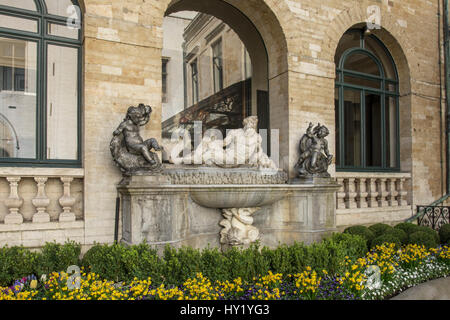 Il municipio cortile a Bruxelles Foto Stock