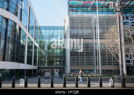 Home Office, amministrazione edificio, Marsham Street, Westminster, Londra, Inghilterra. Foto Stock