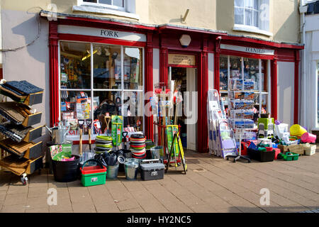 Teignmouth una città di mare nel Devon England Regno Unito le maniglie a forcella Foto Stock
