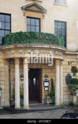 Intorno a Clifton un affluente sobborgo di Bristol England Regno Unito Foto Stock