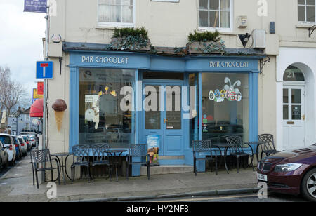 Intorno a Clifton un affluente sobborgo di Bristol England Regno Unito Foto Stock