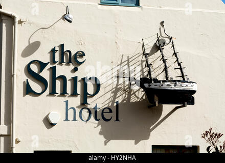 La nave hotel, Brancaster, Norfolk, Inghilterra, Regno Unito Foto Stock
