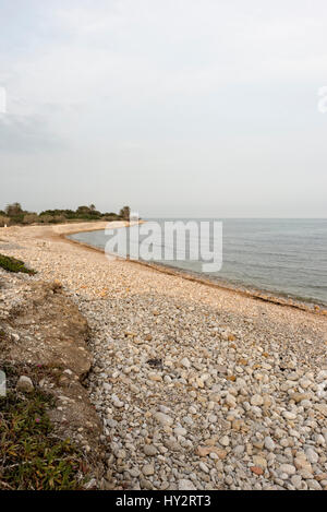 La costa del cappuccio di urbanizzazione e corp in alcocebre Foto Stock