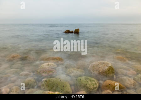 La costa del cappuccio di urbanizzazione e corp in alcocebre Foto Stock