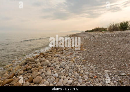 La costa del cappuccio di urbanizzazione e corp in alcocebre Foto Stock