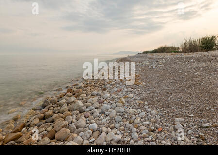 La costa del cappuccio di urbanizzazione e corp in alcocebre Foto Stock