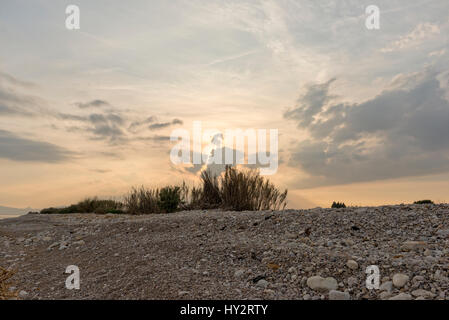 La costa del cappuccio di urbanizzazione e corp in alcocebre Foto Stock