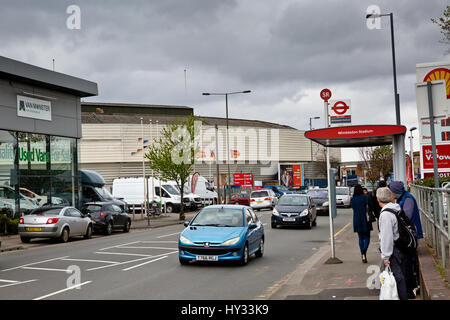 Il Greyhound Stadium Wimbledon South London Foto Stock