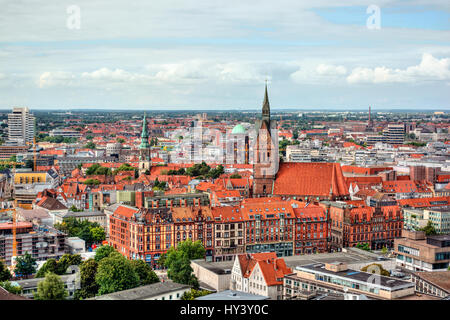 La città di Hannover (Germania), HDR-tecnica Foto Stock