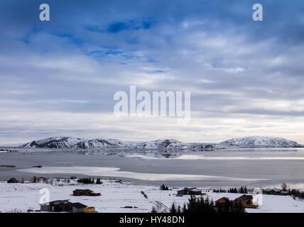 Thingvellir, Islanda Foto Stock