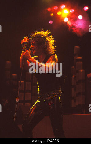 Ozzy Osbourne fotografato live at Irvine Meadows anfiteatro a Irvine, CA il 3 agosto 1989 su "Nessun riposo per i malvagi " Tour. Credito: Kevin Estrada / MediaPunch Foto Stock