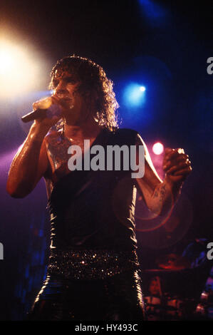 Ozzy Osbourne fotografato live at Irvine Meadows anfiteatro a Irvine, CA il 3 agosto 1989 su "Nessun riposo per i malvagi " Tour. Credito: Kevin Estrada / MediaPunch Foto Stock