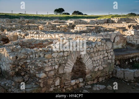 Greco le rovine romane di Emporda, Costa Brava Catalogna Foto Stock