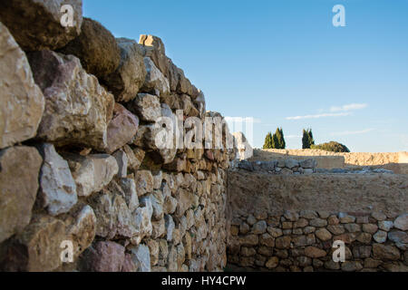 Greco le rovine romane di Emporda, Costa Brava Catalogna Foto Stock