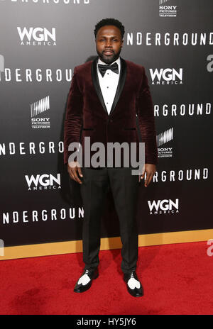 Premiere di WGN America's "Underground" Stagione 2 dotate di: Guest dove: Westwood, California, Stati Uniti quando: 01 Mar 2017 Foto Stock