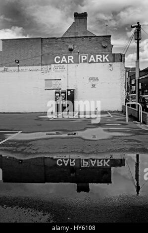 Parcheggio auto, Prince Regent Street, Stockton on Tees, Cleveland Foto Stock