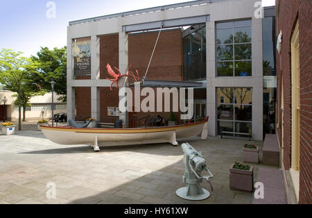 Il New Bedford Whaling Museum - New Bedford, Massachusetts ingresso principale del museo Foto Stock