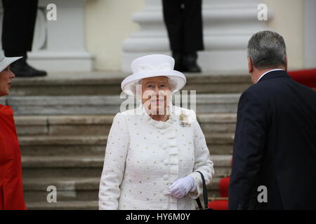 Berlino, Germania, Giugno 24th, 2015: la Regina Elisabetta II per la visita ufficiale. Foto Stock