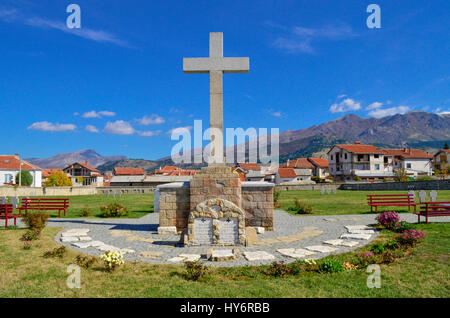 Cimitero tedesco - Prilep, Macedonia Foto Stock