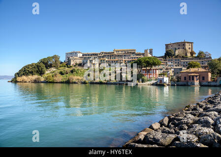 Capodimonte sul lago di Bolsena, Lazio, Italia Foto Stock