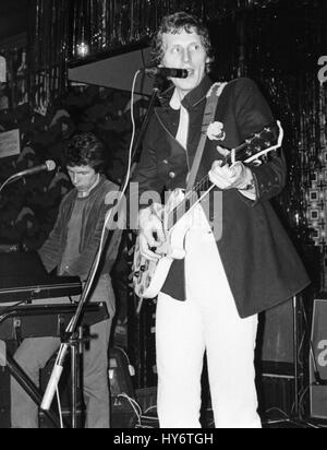 British potenza gruppo pop i fidanzati esibirsi dal vivo sul palco a Londra in Inghilterra il 20 agosto 1978. L-R Chris Skornia, Patrick Collier. Foto Stock