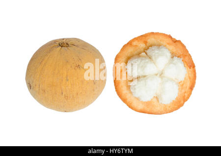 Santol frutto isolato su sfondo bianco Foto Stock