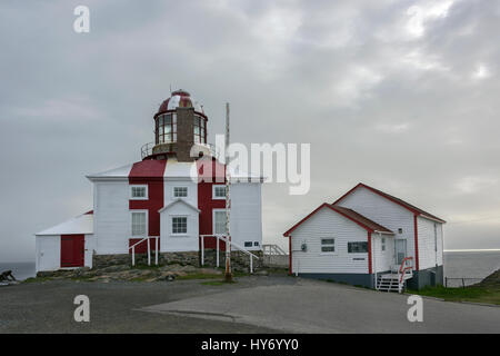 La mattina presto, Cape Bonavista Lighthouse provinciale sito storico, Bonavista, Terranova Foto Stock