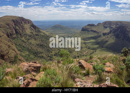 Waterberg biosfera di montagna nella provincia di Limpopo Foto Stock