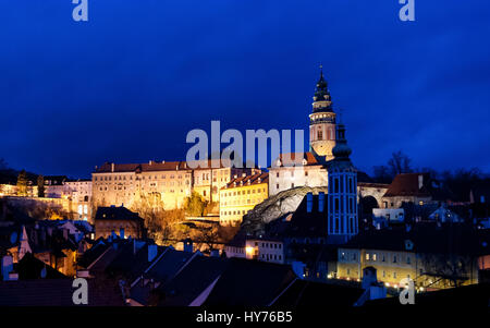 Cesky Krumlov, Repubblica Ceca Foto Stock