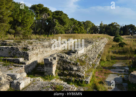 Ara Tu torrenti Lerone II, Neapolis, Siracusa, Sicilia, Italia, Ara di torrenti Lerone II, Syrakus, Sizilien, Italien Foto Stock