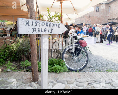 Salumi da re, prosciutto culatello e salumi, Re dei Salumi food festival a Parma, Italia, 1 - 3 Aprile 2017 Foto Stock