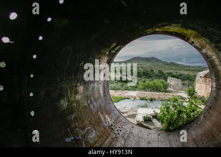 Mirenal de Pozos, una magica Pueblo dal Messico virtual città fantasma con una bellezza unica. Una volta ricco per la sua industria mineraria ora un posto da visitare e nazioni unite Foto Stock