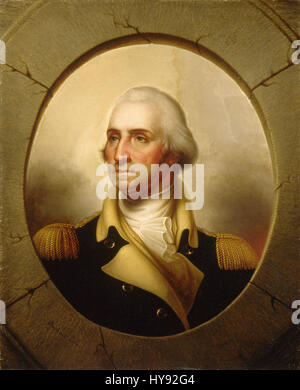 George Washington da Rembrandt Peale Foto Stock