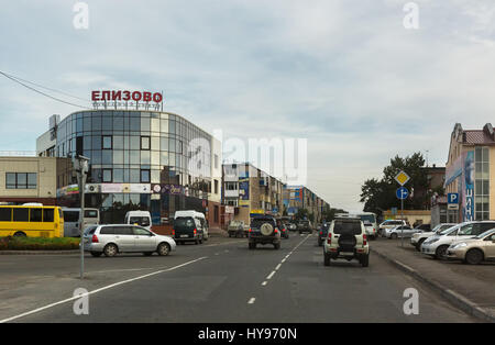 Yelizovo è una città in Kamchatka Krai, Russia Foto Stock