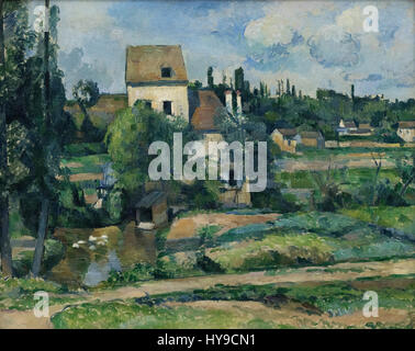 Paul Cézanne (1839-1906), Mulino sul Couleuvre a Pontoise, 1881. Mühle an der Couleuvre bei Pontoise. Foto Stock